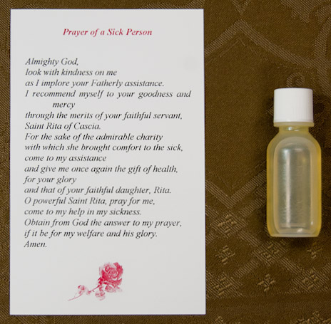 St Scholastica Healing Oil (Patron for Tests) - A Blessed Call To Love